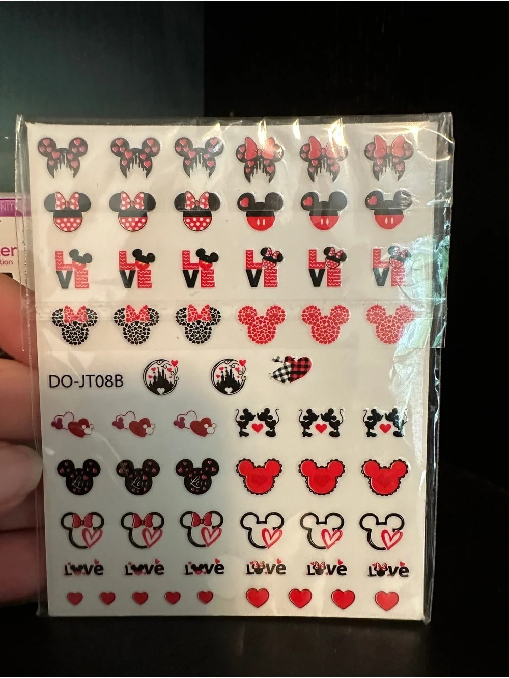 Disney Nail Decals and Essie Top Coat Set Polished‎ Manicure DIY
